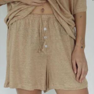 Boheme Goods white boxer shorts, size L/XL